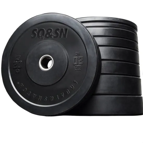 SQ&SN CF Vektsett  | 30-150 kg SQ&SN Bumbers i sort