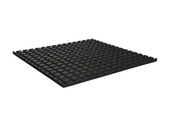 Granuflex Outdoor Standard Gummifliser 1000 x 1000 x 30 mm Black fra Granuflex