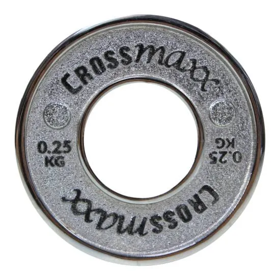 Crossmaxx Kalibrerte Styrkeløft Vektskive 0,25 kg fra Crossmaxx Crossmaxx Kalibrerte Styrkeløft Vektskive 0,25 kg fra Crossmaxx