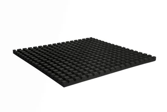 Granuflex Crossfit  Gummiflise 1000x1000x43 mm Black fra Granuflex