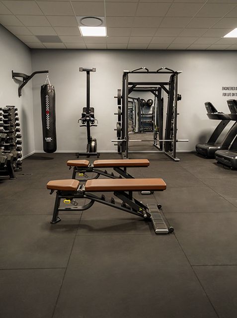 Garmin fik et firmagym på knap 60 m² – med fokus på kvalitet, design og driftssikkerhed