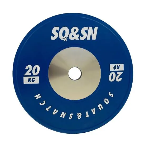 SQ&SN Competition Bumper Plate 5 kg Black fra SQ&SN