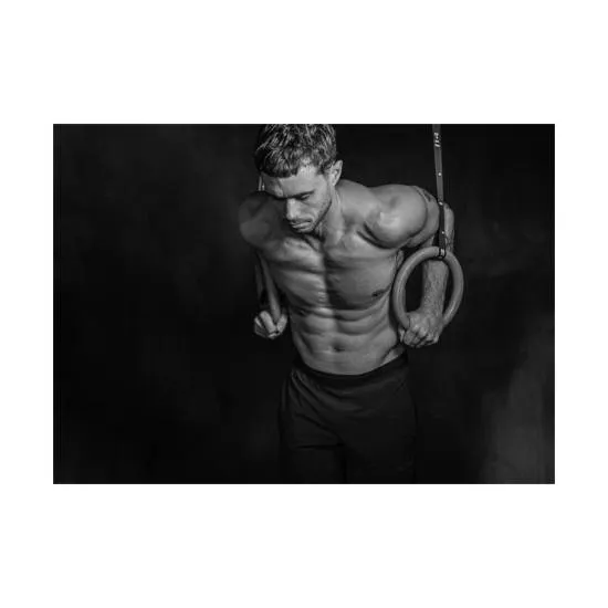 Plakat Ringe V2 70 x 50 cm fra Fitness Engros
