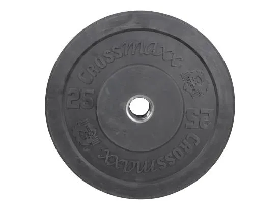 Crossmaxx Bumper Plate 25 kg Sort - Demo fra Crossmaxx Crossmaxx Bumper Plate 25 kg Sort - Demo fra Crossmaxx