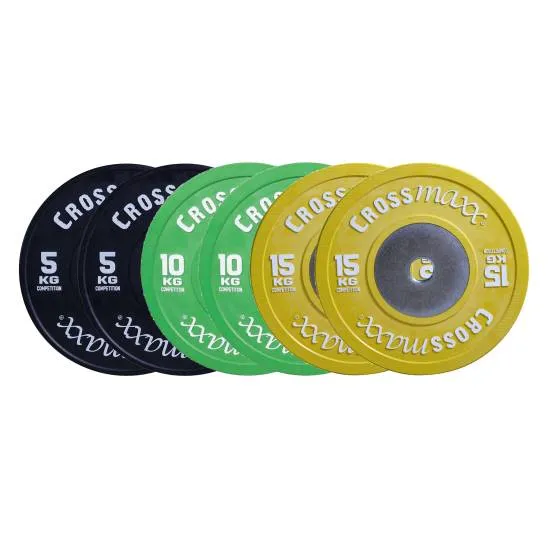 Crossmaxx Vektløfting Vektsett 60 kg farget fra Crossmaxx Crossmaxx Vektløfting Vektsett 60 kg farget fra Crossmaxx
