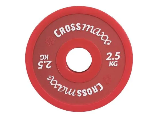 Crossmaxx ELITE Fractional Vektskive 2,5 kg Red