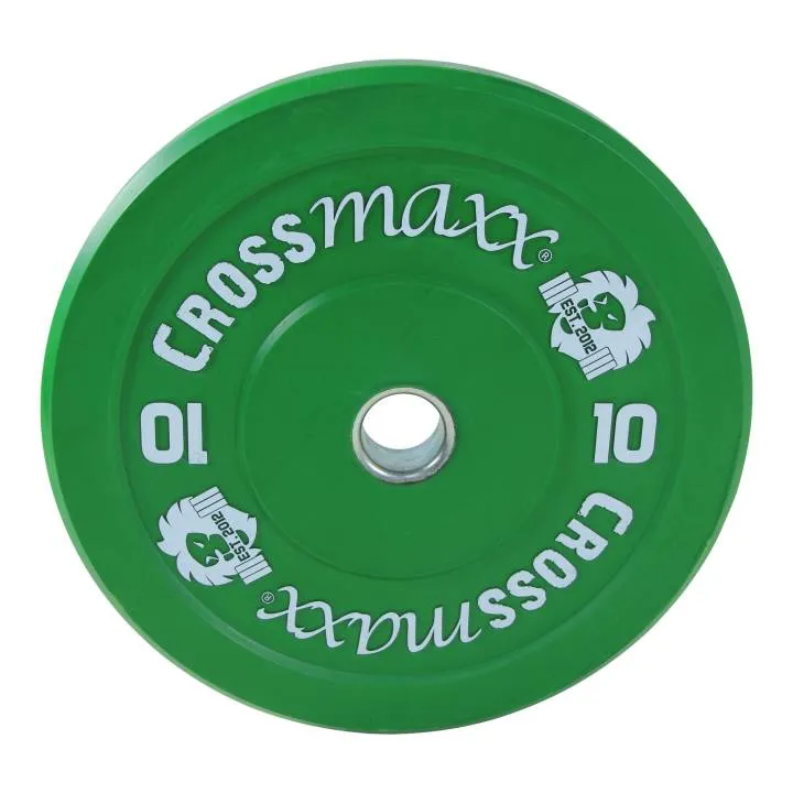  Crossmaxx Bumper Plate 15 kg Gul fra Crossmaxx