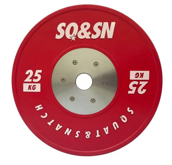 SQ&SN Competition Bumper Plate 5 kg Black fra SQ&SN