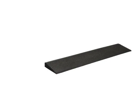 Granuflex Rampe Til Gummifliser 1000 x 200 x 43 mm Black fra Granuflex