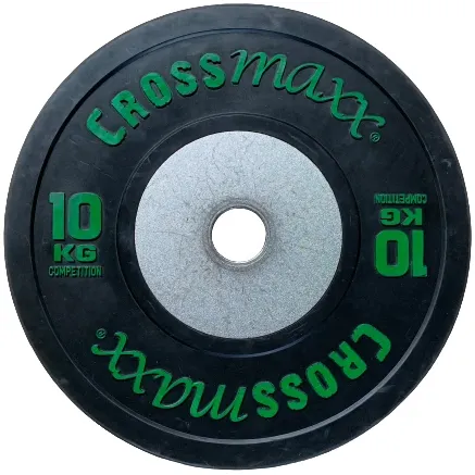 Crossmaxx Competition Bumper Plate 10 kg Black fra Crossmaxx