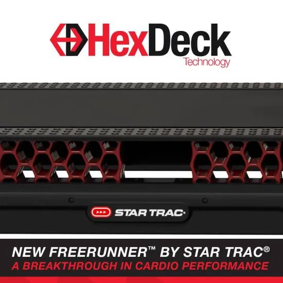 Star Trac 10 Series 10-TRX Freerunner 19" Display Tredemølle fra Star Trac  Star Trac 10 Series 10-TRX Freerunner 19" Display Tredemølle fra Star Trac