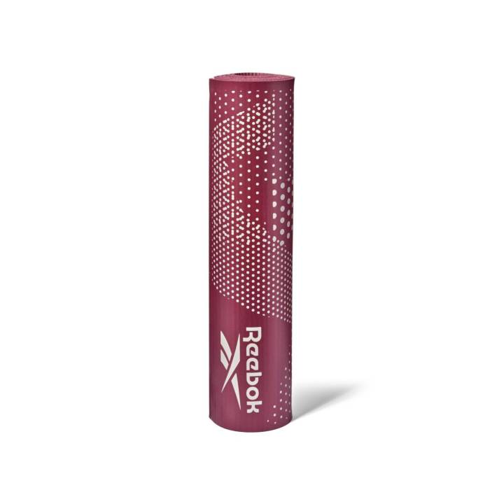 Reebok Fitness Mat - Maroon Halftone fra Reebok