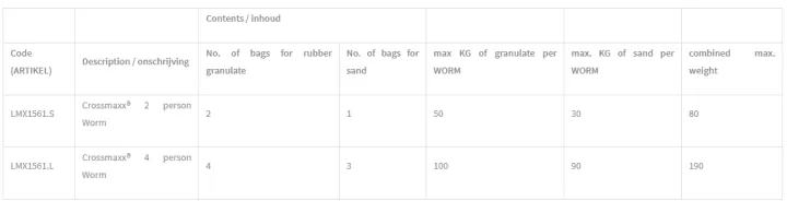 Crossmaxx 4 Person Worm fra Crossmaxx