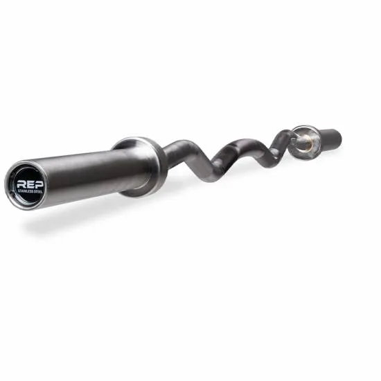REP Fitness EZ Curl Bar - Stainless Steel fra REP Fitness