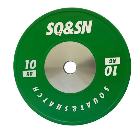 SQ&SN Competition Bumper Plate 5 kg Black fra SQ&SN