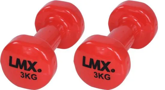 LMX. Vinyl Manualsett 3 kg Red