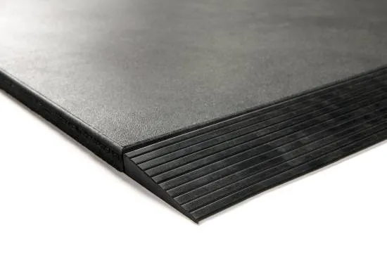 Granuflex Rampe Til Gummifliser 1000 x 100 x 20 mm Sort