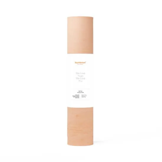 Equilibrium Initia yogamatte i fargen Peach Marble