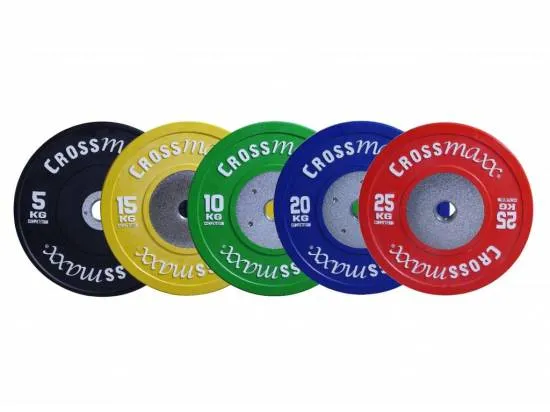 Crossmaxx Competition Bumper Plate | 10-25 kg Farvet