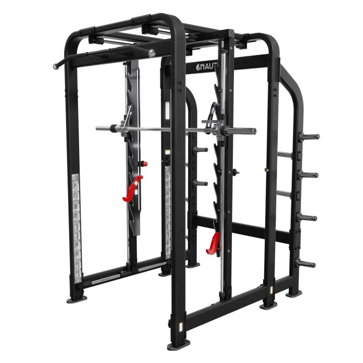Nautilus 3D Motion Rack multirack til styrketrening i treningssenter med integrerte kabelarmer