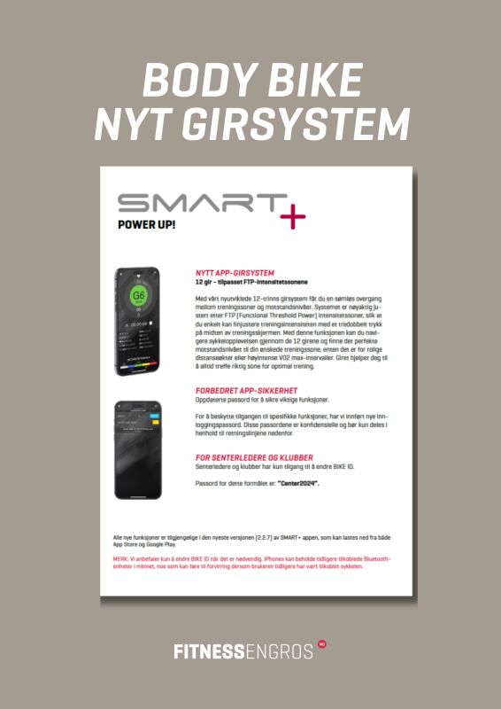 Guide til Body Bike nyt gearsystem