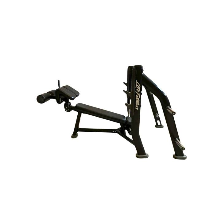 Life Fitness Signature Olympisk Decline Bænkpres m. Opbevaring - Brugt