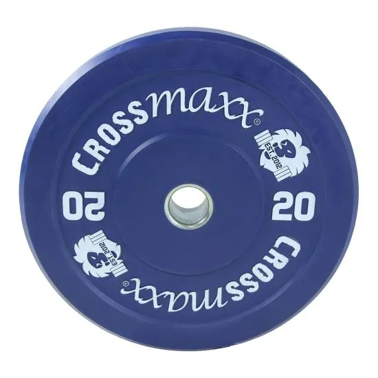  Crossmaxx Bumper Plate 15 kg Gul fra Crossmaxx