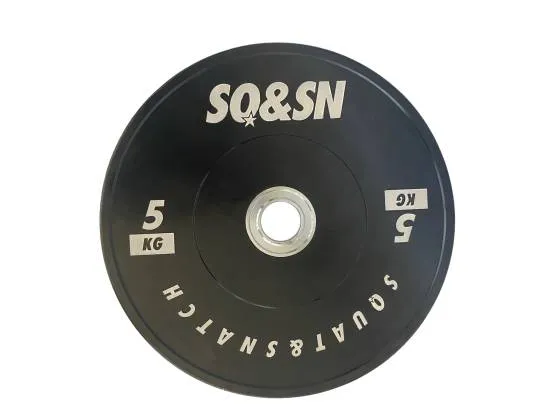 SQ&SN Competition Bumper Plate 5 kg Black fra SQ&SN