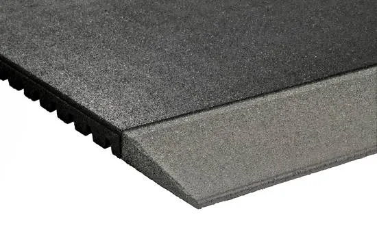 Granuflex Rampe Til Gummifliser 1000 x 200 x 43 mm Grey